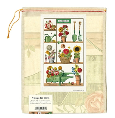 Gardening Tea Towel - Cavallini