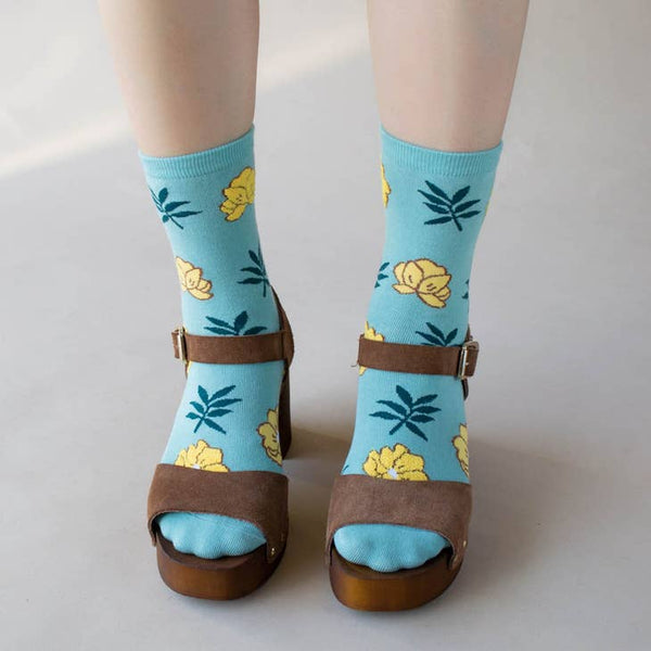Tropi-Cool Floral Socks