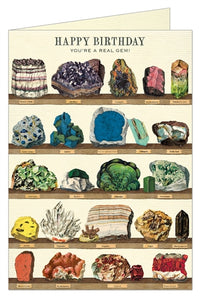 Mineralogie Birthday Card