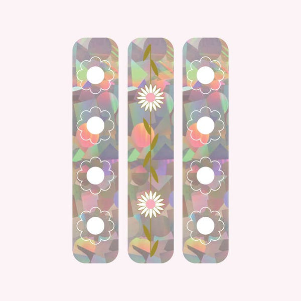 Floral Sun Catcher Stickers - Tiny Deer Studio
