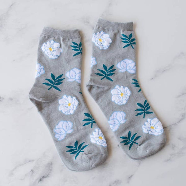 Tropi-Cool Floral Socks