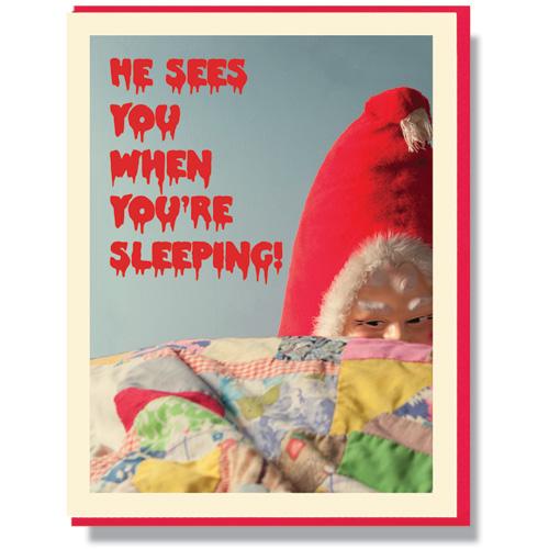 Creepy Santa Cards - 6 Styles