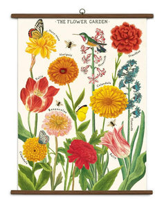 Vintage Flower Garden Chart