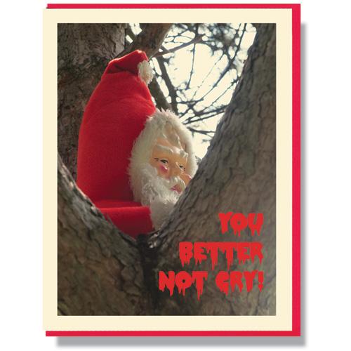 Creepy Santa Cards - 6 Styles