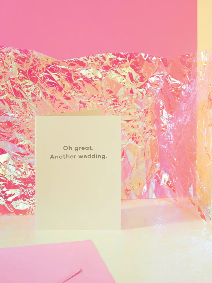 Oh Great. Another Wedding.