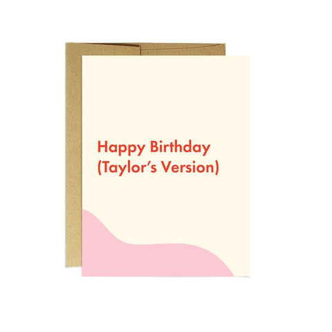 (Taylor's Version) Birthday Card