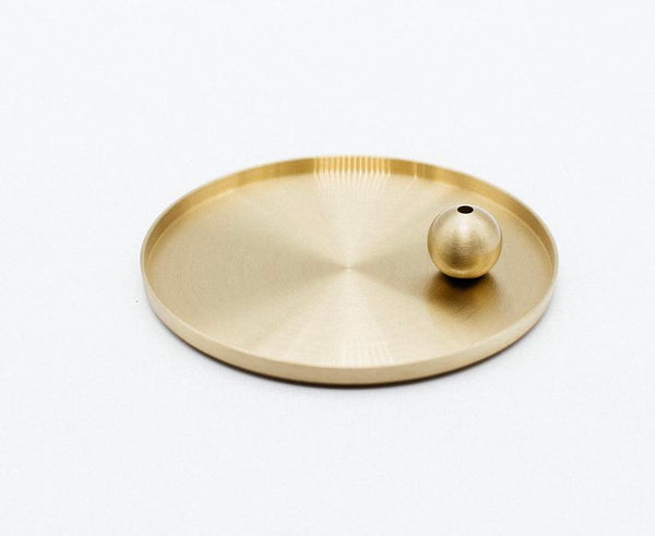 Brass Ball and Tray Incense Burner