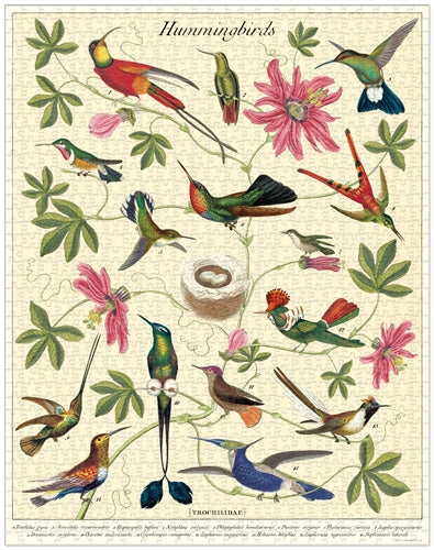 Vintage Hummingbirds Puzzle