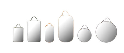 Velvet Edged Hanging Mirrors