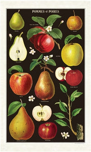 Apples + Pears Tea Towel - Cavallini