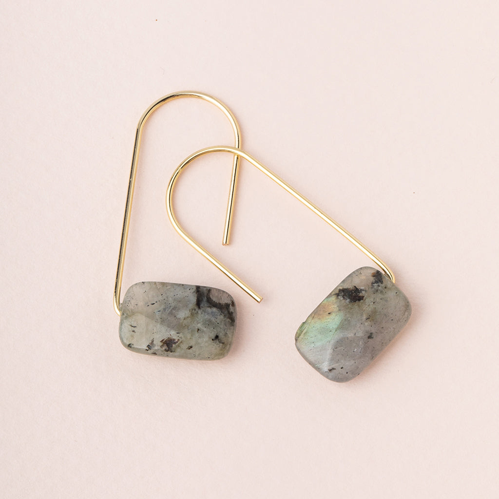 Floating Stone Earrings