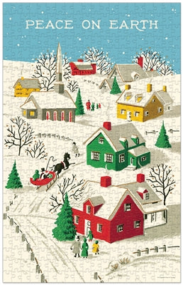 Vintage Peace on Earth Puzzle - 500pc