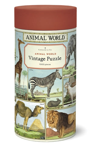 Vintage Animal World Puzzle