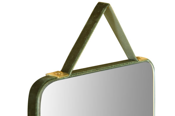 Velvet Edged Hanging Mirrors