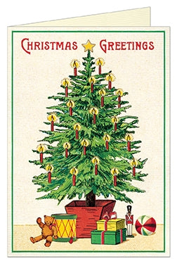 Vintage Christmas Tree Card