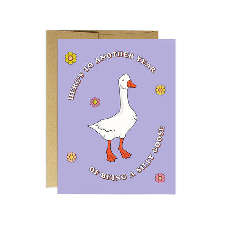 Silly Goose Birthday Card
