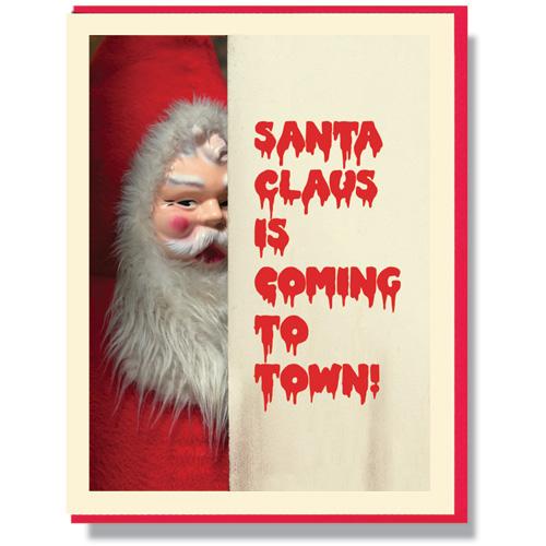 Creepy Santa Mixed Card Box