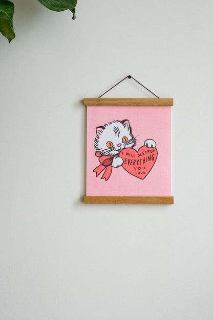 Magnetic Wood Print Hanger