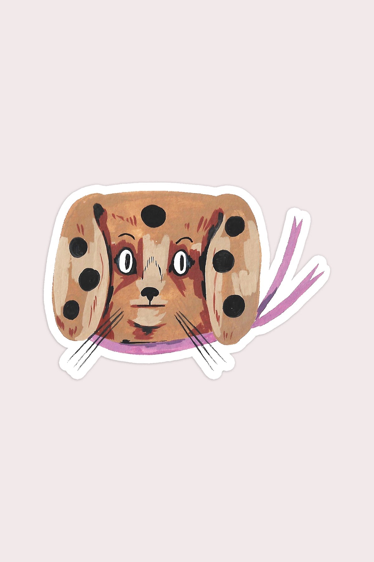 Spotty Dog Vinyl Sticker