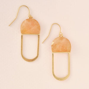 Stone Chandelier Earrings