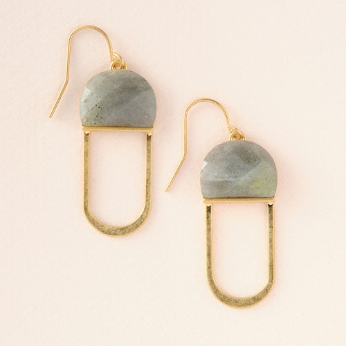 Stone Chandelier Earrings