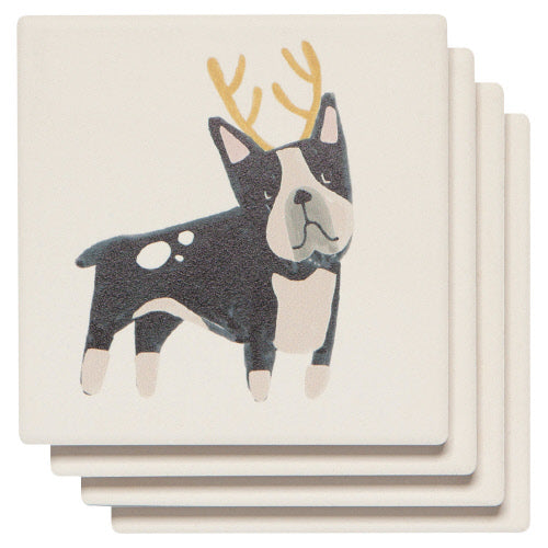 Yule Dogs - Soak Up Coaster