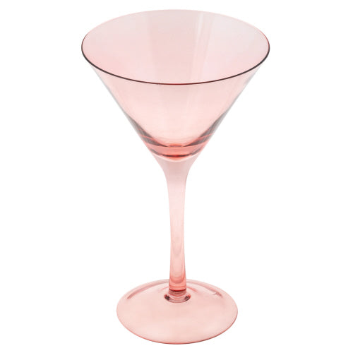 Mid Century Martini Glass - Blush