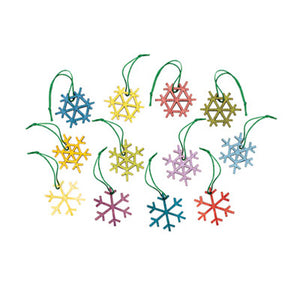 Alpine Snowflake Ornament Set