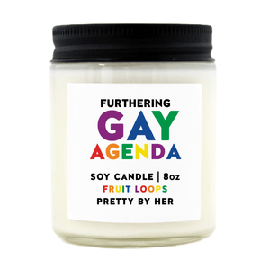 PBH Furthering The Gay Agenda Candle