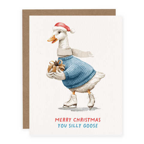 Silly Goose Christmas Card