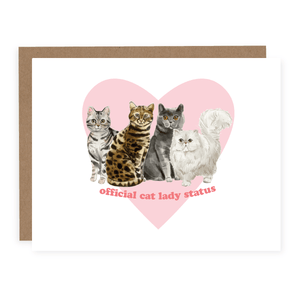 Official Cat Lady Card