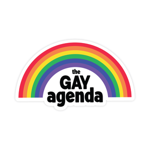 Gay Agenda Sticker